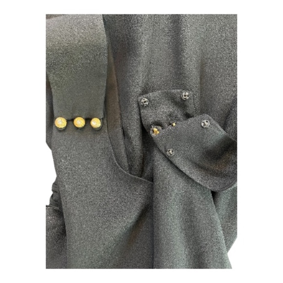 ✨ EUC AUGUST SILK Black Sleeveless V-Neck Dress | Women’s Sz 6 - Picture 8 of 10